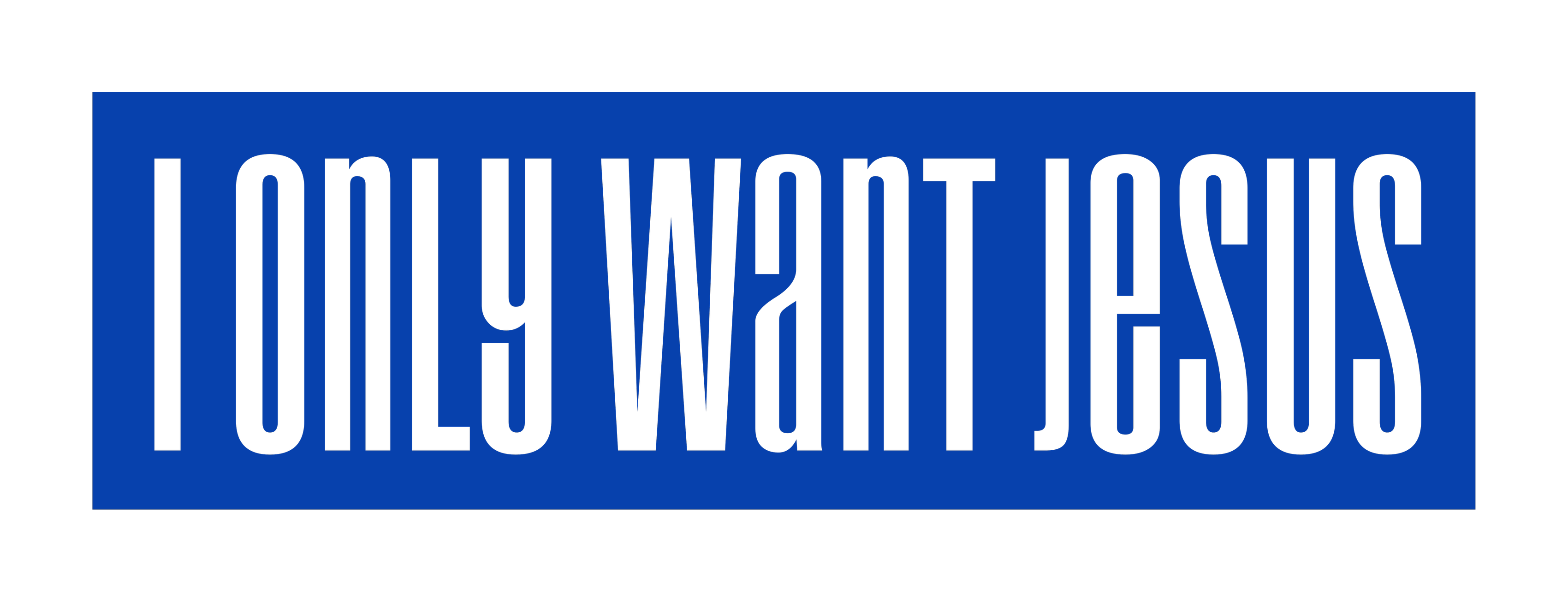 I Only Want Jesus